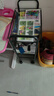 溢彩年華廚房置物架落地儲物架移動(dòng)收納小推車(chē)蔬菜架子多層零食架1056-BK 曬單實(shí)拍圖