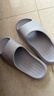 樸西男士四季抗菌室內浴室洗澡防滑居家情侶涼拖女 灰色 42-43 曬單實(shí)拍圖