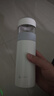 特美刻（TOMIC）離保溫杯女高顏值泡茶杯辦公室便捷燜茶杯水杯定制禮品 【鈦茶隔+頂蓋】知性白450ml 曬單實(shí)拍圖