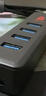 川宇USB3.0分線(xiàn)器擴展塢 高速4口集線(xiàn)器HUB拓展塢 筆記本電腦轉換器轉接頭延長(cháng)線(xiàn)100cm 帶Type-C供電 曬單實(shí)拍圖