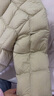 香影棉花糖圍巾領(lǐng)羽絨服女2025冬季新款白鴨絨巨好看短款黃色外套 透明黃 M 曬單實(shí)拍圖