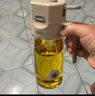 愛(ài)仕達油壺噴霧倒油噴油一體兩用霧化食用油玻璃油壺廚房家用油瓶不掛油 曬單實(shí)拍圖