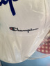 Champion冠軍草寫(xiě)logo鴨舌帽棒球帽時(shí)尚純色男女情侶遮陽(yáng)帽子 白色 曬單實(shí)拍圖