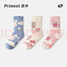 PRIMEET厚襪子女冬季珊瑚絨秋冬月子長(cháng)襪毛絨保暖家居加絨加厚睡眠地板襪 曬單實(shí)拍圖