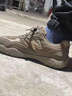 紐巴侖男鞋運動(dòng)鞋2026新款N字休閑鞋男跑步鞋百搭運動(dòng)鞋復古防滑耐磨 咖啡色 42 （偏小，建議選大一碼） 曬單實(shí)拍圖