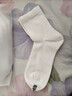 京東京造【100%純棉】6雙女式中筒襪子10A抑菌新疆棉襪休閑女防臭白色 曬單實(shí)拍圖