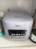 美的（Midea）電飯煲4升電飯鍋抗菌青瓷內膽家用3-5-6人大容量多功能微壓煮粥煲湯智能預約定時(shí)一鍵柴火飯快速飯 【新品上市】新升級6.0版抗菌青瓷 4L 曬單實(shí)拍圖
