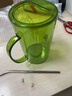德沃多澆花水壺長(cháng)嘴大容量灑水壺帶刻度綠色多肉種花種菜細嘴圓形澆水壺 曬單實(shí)拍圖