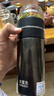 水宜生茶水分離杯鈦杯純鈦保溫杯男士商務(wù)雙層泡茶杯高檔杯子便攜水杯 T819紳士黑【如意套裝】400ML 曬單實(shí)拍圖