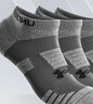 安德瑪（Under Armour）襪子船襪【3雙】籃羽毛球運動(dòng)襪男女跑步薄款防臭毛巾短棉襪 曬單實(shí)拍圖