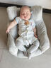 AMI嬰兒沙發(fā)椅0到6歲小月齡寶寶兒童小沙發(fā)小孩坐凳可坐可躺 柔羽綿白|柔軟承托 【中號】0-4歲 曬單實(shí)拍圖