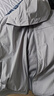 優(yōu)衣庫男裝防風(fēng)搖粒絨拉鏈連帽開(kāi)衫/長(cháng)袖外套481182 02 淺灰色 XL /180/108B 曬單實(shí)拍圖