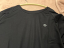 京東京造春夏男士跑步系列運動(dòng)短袖男暴汗速干呼吸t恤特級禮物 黑色 曬單實(shí)拍圖