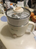 小熊（Bear）不銹鋼電煮鍋 宿舍小鍋 小電鍋 學(xué)生寢室一體泡面火鍋 多功能電熱鍋 0涂層小型1-2人用F12H2配蒸籠 曬單實(shí)拍圖