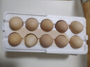 海佑農家鮮雞蛋柴雞蛋笨雞蛋五谷喂養單枚40g-50g 土雞蛋10枚 曬單實(shí)拍圖