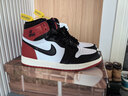 Jordan消失的飛翼AJ1 High OG男王嘉爾同款運動(dòng)鞋DZ5485-106黑腳趾42.5 曬單實(shí)拍圖