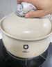 小熊（Bear）砂鍋 白墩墩煲湯鍋耐高溫不開(kāi)裂 3.2L通用沙鍋 寬口燉鍋陶瓷鍋 曬單實(shí)拍圖