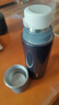 蘇泊爾（SUPOR）保溫杯316L不銹鋼隨享便攜泡茶杯500ml大容量KC50HY30深海藍 曬單實(shí)拍圖
