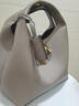 CHARLES&KEITH簡(jiǎn)約手提包菜籃子包斜挎包生日禮物送女友CK2-10701618 Taupe灰褐色 M 曬單實(shí)拍圖