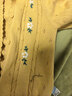 幼歌（YOUGE） 嬰幼兒繡花開(kāi)衫2023春季新款寶寶法式復古絞花毛衣 鵝黃 90 cm 曬單實(shí)拍圖