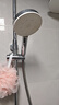 京東京造三擋水花增壓手持單頭花灑噴頭淋浴頭110mm大面板硅膠出水嘴 曬單實(shí)拍圖