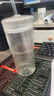然也玻璃水杯子耐高溫吸管杯辦公室高顏值飲料杯茶杯650mlKH101 曬單實(shí)拍圖
