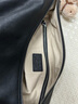 裘真【明星推薦】經(jīng)典hobo包植鞣牛皮腋下通勤休閑餃子女包 黑色-大號 小包/大包 曬單實(shí)拍圖
