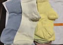 莫代爾襪子女春夏季100%純棉短襪輕運動(dòng)吸汗中筒襪抑菌防臭長(cháng)襪6雙裝 曬單實(shí)拍圖