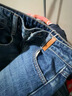 三彩2026春季新款休閑牛仔褲中腰寬松闊腿褲長(cháng)褲通勤Z 海軍藍 XL 170/76A 曬單實(shí)拍圖