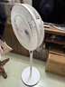 美的（Midea）【颶風(fēng)節能】七葉柔風(fēng)立式電風(fēng)扇/家用輕音落地扇/臺式小型風(fēng)扇/大風(fēng)力遙控定時(shí)搖頭風(fēng)扇 SAH35BSJ 曬單實(shí)拍圖