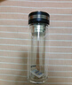 蘇泊爾（SUPOR）雙層玻璃杯辦公泡茶杯男女士茶水分離杯車(chē)載水杯子辦公泡茶杯子 曬單實(shí)拍圖