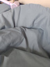 曼克頓（MANKEDUN）家紡簡(jiǎn)約床上四件套水洗棉純色刺繡床單被套家用宿舍三件床品套件 卡芙-賓利藍 四件套1.8 床單款 （被套200*230cm） 曬單實(shí)拍圖