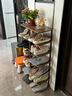 小匠材鞋架門(mén)口多層家用鞋柜小型入戶(hù)宿舍出租房簡(jiǎn)易收納置物架子7層 曬單實(shí)拍圖