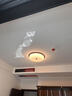 摩燈會(huì )臥室吸頂燈 主臥書(shū)房原木led簡(jiǎn)約現代高級感護眼新款創(chuàng  )意家具大全 A款-磨砂-53cm【三色變光】 曬單實(shí)拍圖