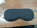 宜家依眼罩睡眠遮光透氣男女士午睡覺(jué)專(zhuān)用重力兒童助眠仿真絲溫涼敷感黑 曬單實(shí)拍圖