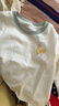 white wheat【匹馬棉】?jì)和?6春季新款長(cháng)袖T恤男童女寶衛衣打底衫 奶昔白 100 曬單實(shí)拍圖