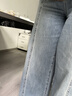 森馬（Semir）森柔牛仔|商場(chǎng)同款牛仔褲女翻邊長(cháng)褲2025秋季闊腿褲103525124007A 曬單實(shí)拍圖
