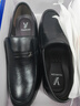 意爾康皮鞋秋季商務(wù)休閑套腳皮鞋舒適牛皮中老年爸爸鞋 97689W 黑色 41 曬單實(shí)拍圖