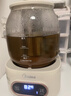 美的（Midea）花漾0膠水全玻璃全自動(dòng)養生壺 多功能煮茶壺 母嬰燒水壺恒溫電熱水壺煮茶器花茶壺1.2L YS12B102 曬單實(shí)拍圖