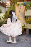G.duck小黃鴨童裝公主裙女童連衣裙春秋兒童洛麗塔生日禮服小女孩蓬蓬裙 粉色 100 尺碼2~3歲【 90-100cm】 曬單實(shí)拍圖