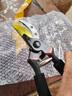 GERTHRON德國剪枝剪刀園林花藝修剪樹(shù)枝剪刀果樹(shù)剪刀粗大花剪園藝剪子工具 旗艦款黃金黑金剛(SK5精磨刀刃) 曬單實(shí)拍圖