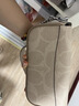 蔻馳（COACH）女士單肩包經(jīng)典簡(jiǎn)約斜挎手提包情人節禮物 沙黃色配灰褐色CAN70SVPWH 曬單實(shí)拍圖