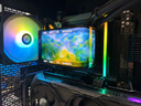 利民（thermalright）WONDER VISION 360 UB ARGB BLACK 奇幻視界UB 裸眼3D曲面屏水冷散熱器WV360 UB ARGB BLACK 曬單實(shí)拍圖