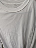 凡客誠品（VANCL）純棉長(cháng)袖T恤男春秋季圓領(lǐng)內搭衣服休閑寬松透氣打底衫 白色 XL 曬單實(shí)拍圖