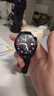 華為HUAWEI WATCH 5 46mm基礎款深錆色不銹鋼表殼蒼穹黑首創(chuàng  )X-TAP智感窗eSIM通信手表 曬單實(shí)拍圖