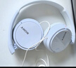 索尼（SONY） MDR-ZX110AP 耳機頭戴式有線(xiàn)有麥電腦筆記本手機適用辦公學(xué)生網(wǎng)課學(xué)習 白色 3.8女神節 禮物 曬單實(shí)拍圖