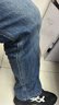 ABLE JEANS【直筒褲】明星同款男裝牛仔褲水洗男裝長(cháng)褲子 工裝藍 34 /34 曬單實(shí)拍圖