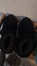 超火酷休閑鞋男手工棉鞋冬季老人加絨保暖鞋中老年人家居防滑厚底女包跟 黑色 44 -45【適合平時(shí)43-44腳穿】 曬單實(shí)拍圖