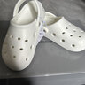 樸西兒童洞洞鞋夏季居家透氣舒適軟彈輕盈靜音洗澡防滑加厚耐磨涼鞋女 奶白色（透氣舒適洗澡防滑加厚耐磨） 30 （200mm） 曬單實(shí)拍圖