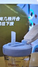 WOIBABY適配貝親直飲吸管奶瓶配件學(xué)飲吸管水杯蓋寬口徑手柄三代通用 粉色（12個(gè)月+）吸管彈力杯蓋+手提繩 曬單實(shí)拍圖